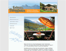 Tablet Screenshot of landhaus-koenigsleiten.de